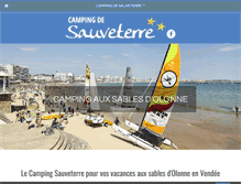 Tablet Screenshot of campingsauveterre.com